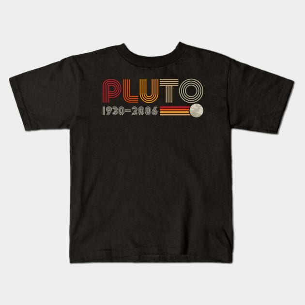 PLUTO Kids T-Shirt by DrMonekers